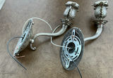 Vintage Silver Light Sconces - thumbnail 1 of 3