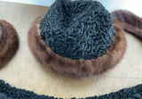 Vintage fur Pieces, silver mink, stone martens, persian lamb - thumbnail 8 of 11