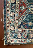 Traditional Oriental Area Rug with Diamond Medallions - thumbnail 2 of 8