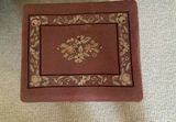 Two Victorian Arm Chairs, Needle Point Foot Stool - thumbnail 7 of 8
