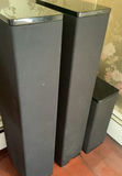 2 Black Definitive Floor Speakers & Subwoofer - thumbnail 1 of 6