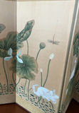 Antique Asian Hand Painted Screen - thumbnail 3 of 7