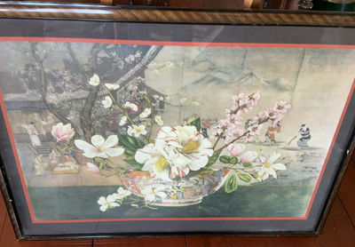 Vintage Asian Framed Art - Image 1 of 12