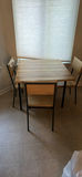 Wood Dining Table and Three Chairs - thumbnail 2 of 2