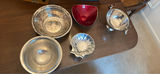 Decorative Metal and Glass Serving Bowls - thumbnail 1 of 1