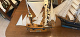 Two Wooden Model Sailboats - thumbnail 2 of 3