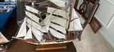 Two Wooden Model Sailing Ships - thumbnail 2 of 3