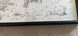 Framed Cape Lookout Lighthouse Drawing by Beatrice Martin - thumbnail 2 of 3
