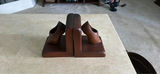 Pair of Wooden Bookends - thumbnail 1 of 2