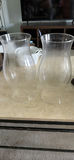 Pair of Clear Glass Hurricane Candle Holders - thumbnail 1 of 2