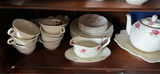 Assorted White Ceramic Dinnerware and Tea Service Set - thumbnail 3 of 5