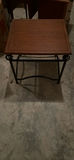 Wood and Metal End Table - thumbnail 1 of 3