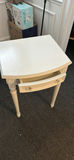 White Accent Table with Drawer - thumbnail 2 of 2