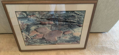 Framed Abstract Artwork - Image 1 of 1