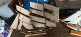 Two Wooden Model Sailing Ships - thumbnail 3 of 3
