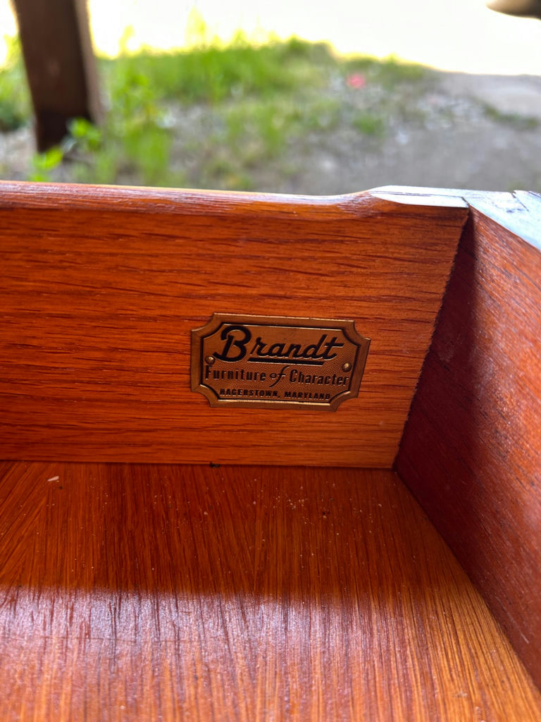Vintage Brandt Furniture Corner Etagere  - image 2 of 8