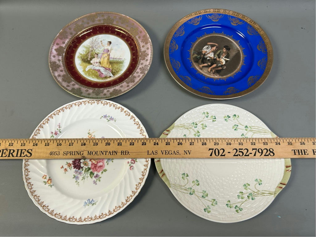Vintage European Cabinet Plates - image 10 of 10