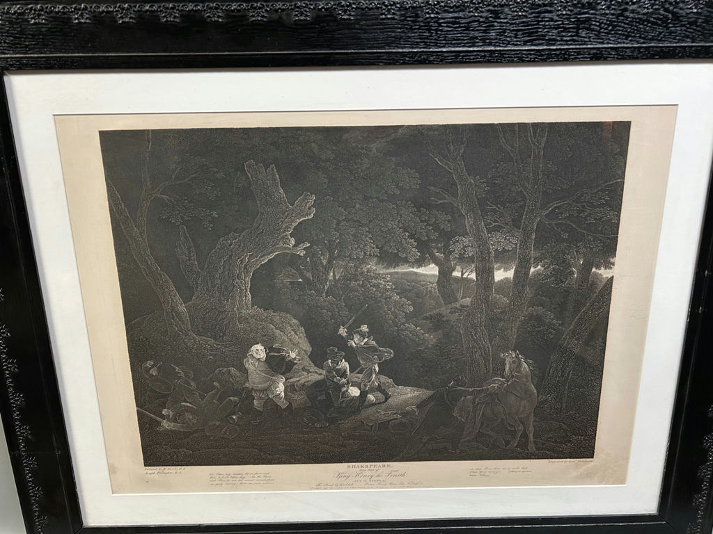 Vintage Shakespeares's King Henry the Forth Act II, Scene Engraving  - image 3 of 9