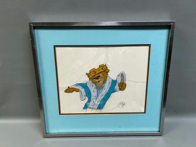 Vintage Disney Animation Original Cel- Prince John From Robbin Hood  - Image 1 of 8