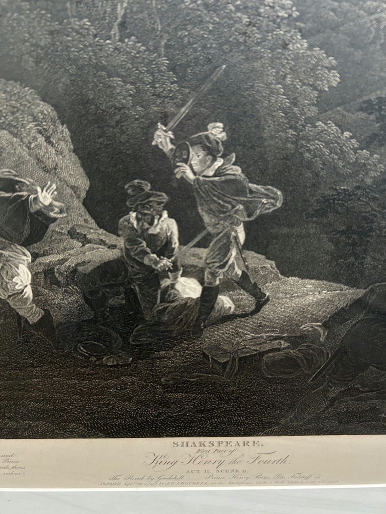 Vintage Shakespeares's King Henry the Forth Act II, Scene Engraving - image 4 of 9