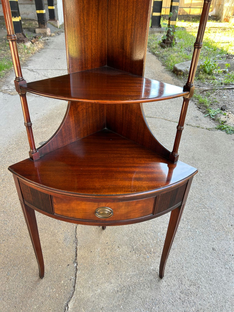 Vintage Brandt Furniture Corner Etagere - image 8 of 8