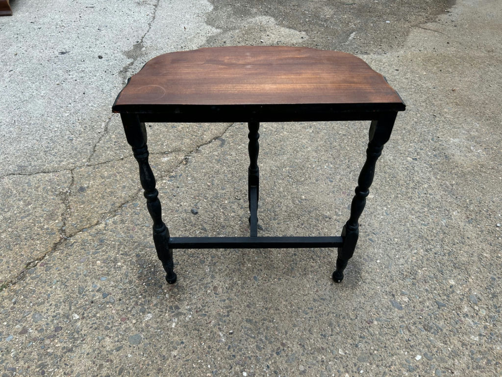 Vintage Demilune Entry Table - image 6 of 6