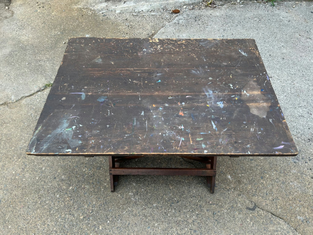 Antique F. Weber Drafting Table - image 5 of 7