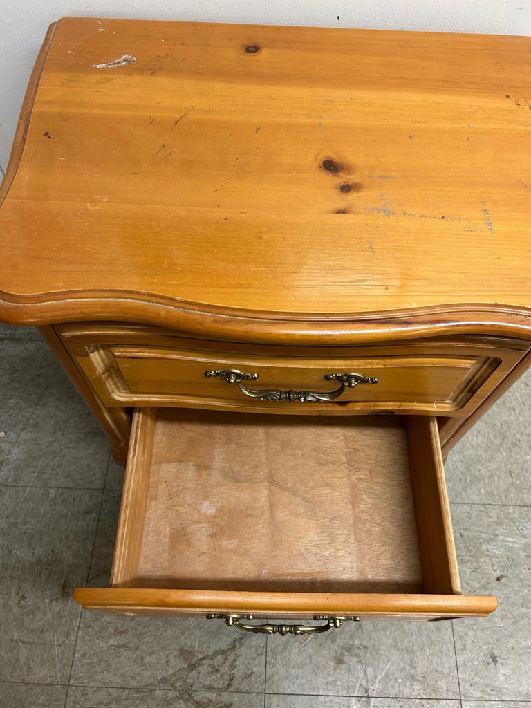Vintage Chardonnay Nightstand  - image 7 of 8