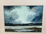 Signed Marjory Horn Beachscape Watercolor Painting  - thumbnail 3 of 6