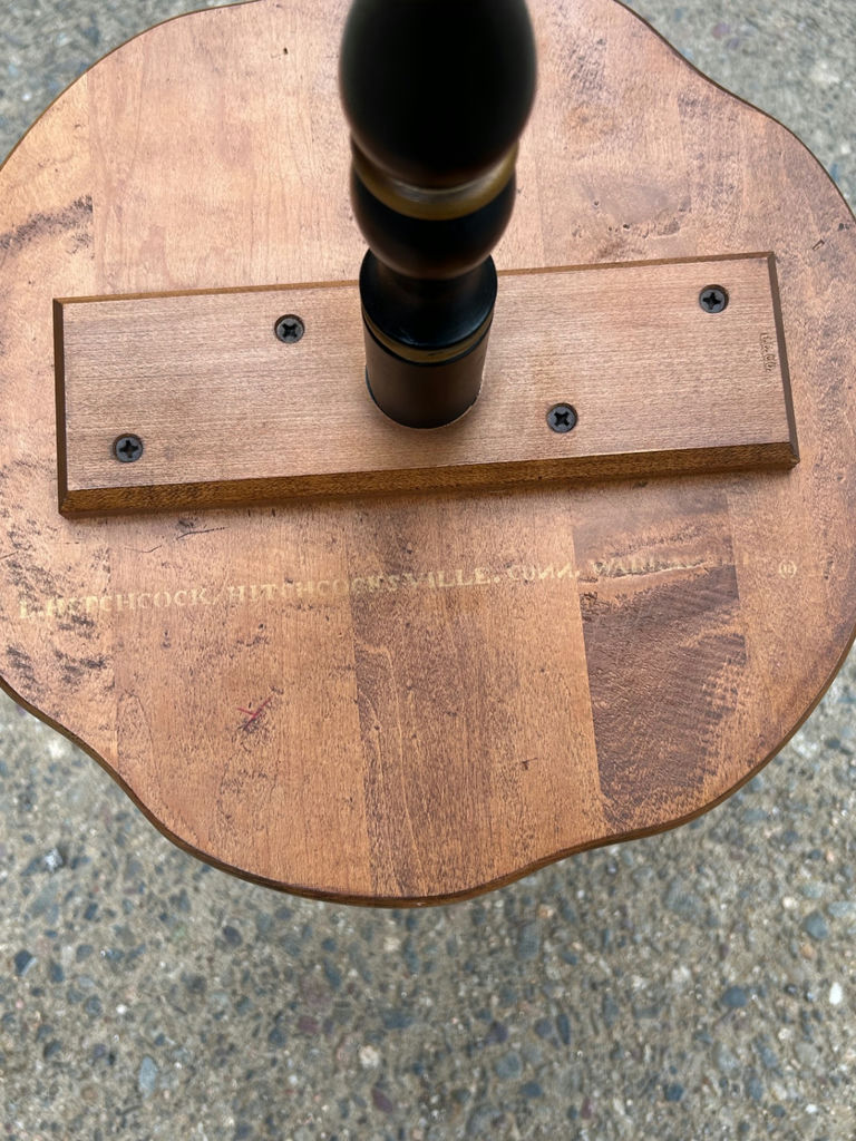 Hitchcock Stenciled Candlestand Table - image 2 of 5