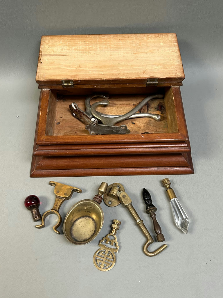 Vintage Writing Box with Misc Hardware - image 1 of 10
