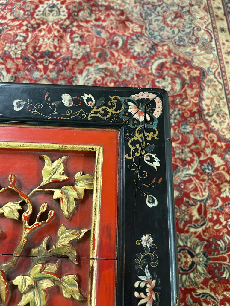Asian Gilt Lacquered Hand Painted Chest  - image 10 of 11