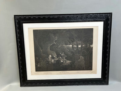 Vintage Shakespeares's King Henry the Forth Act II, Scene Engraving  - Image 1 of 9