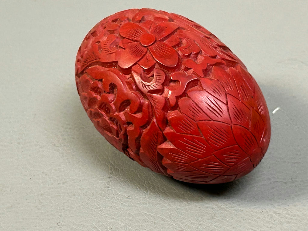 Asian Cinnabar Egg and Misc Plates  - image 6 of 13