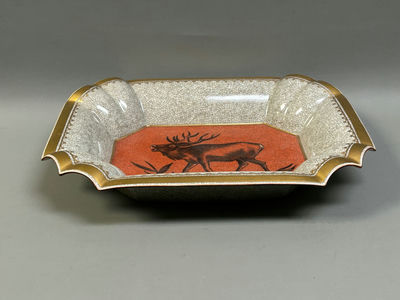 Vintage Royal Copenhagen Antelope Serving Bowl  - Image 1 of 6