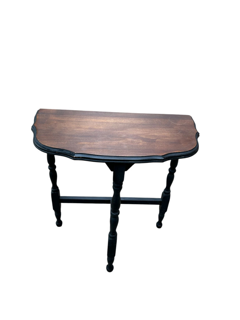 Vintage Demilune Entry Table - image 1 of 6