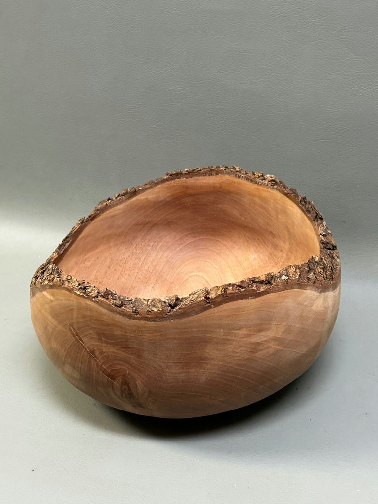 Rustic Burl Wood Turn Bowl Crafted by Kevin Mulligan - image 7 of 8