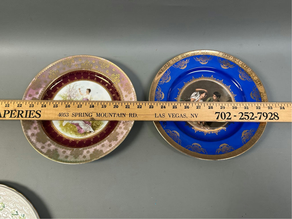 Vintage European Cabinet Plates - image 8 of 10