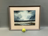 Signed Marjory Horn Beachscape Watercolor Painting  - thumbnail 2 of 6