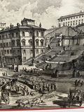 View of Piazza di Spagna Engraving Italy Vintage - thumbnail 5 of 9