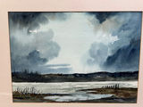 Signed Marjory Horn Beachscape Watercolor Painting  - thumbnail 4 of 6