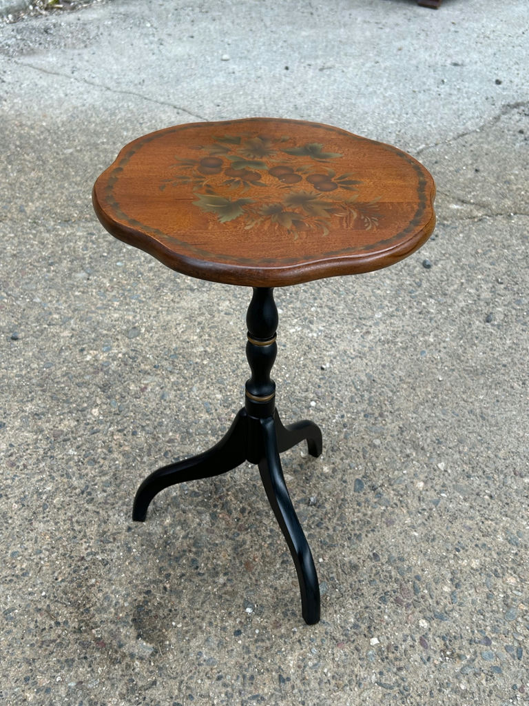 Hitchcock Stenciled Candlestand Table  - image 5 of 5