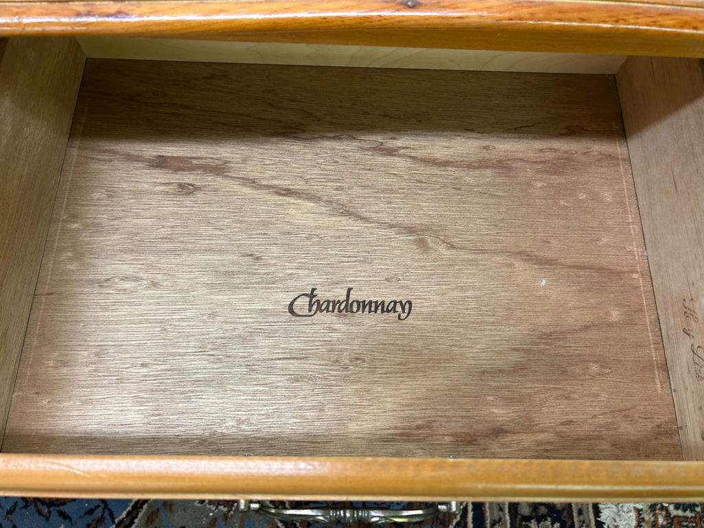 Vintage Chardonnay Dresser with Mirror  - image 4 of 12