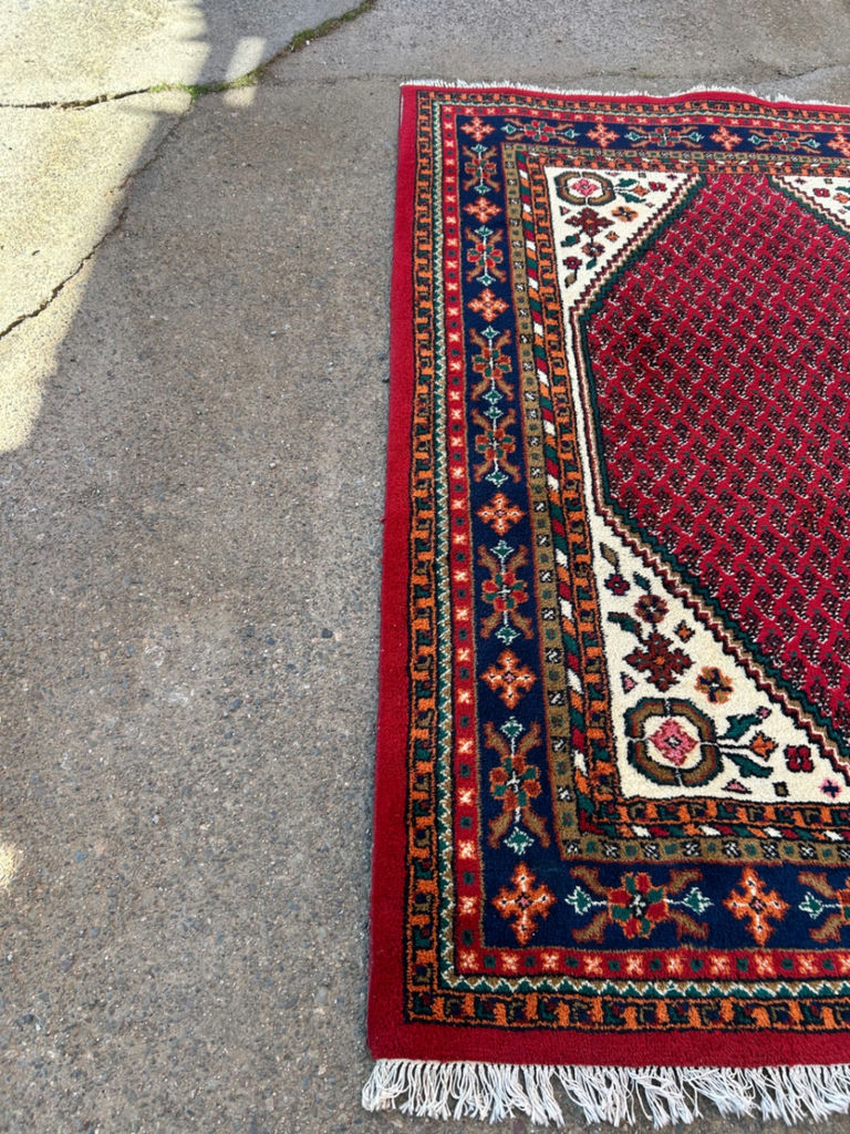 Vintage Oriental Hand-Woven Rug - image 3 of 7