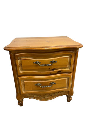 Vintage Chardonnay Nightstand  - Image 1 of 8