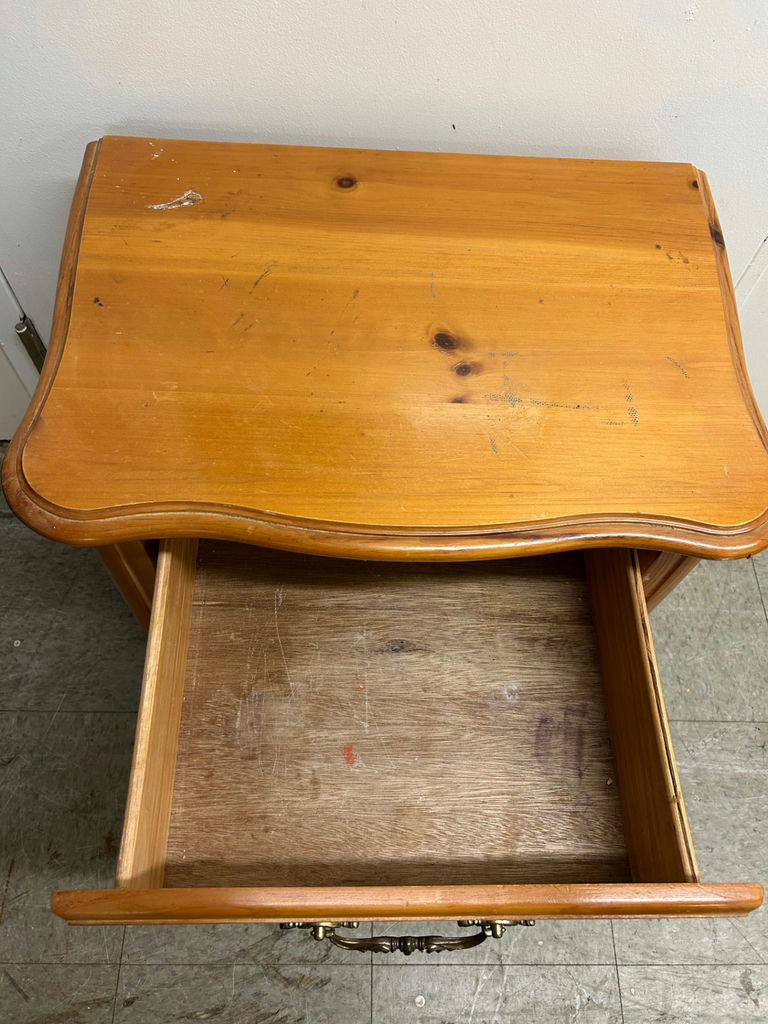 Vintage Chardonnay Nightstand  - image 8 of 8