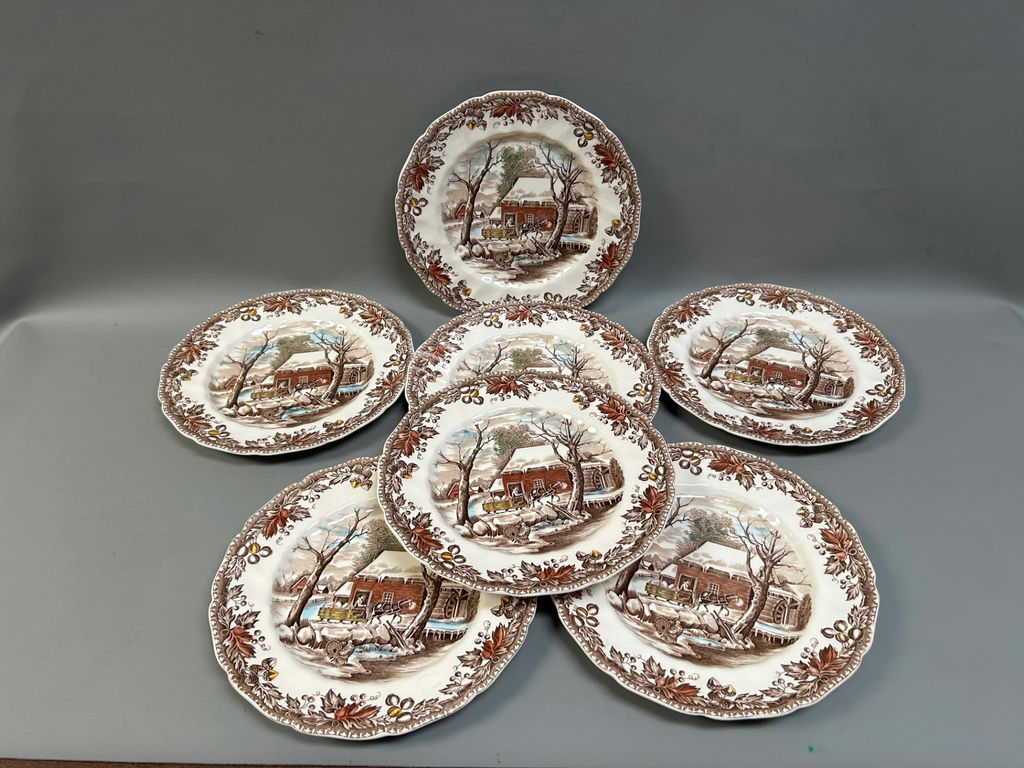 Vintage Johnson Bros "Country Life" Dinner Plates  - image 1 of 6
