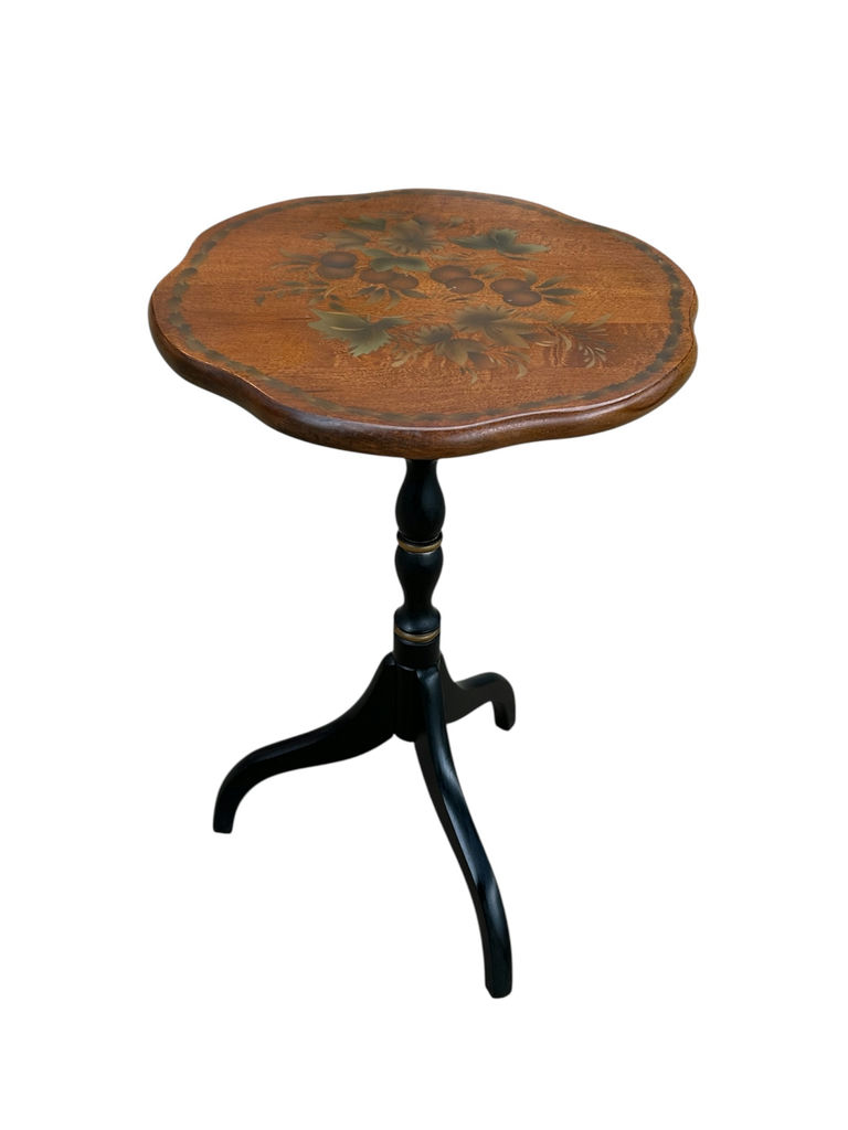 Hitchcock Stenciled Candlestand Table - image 1 of 5