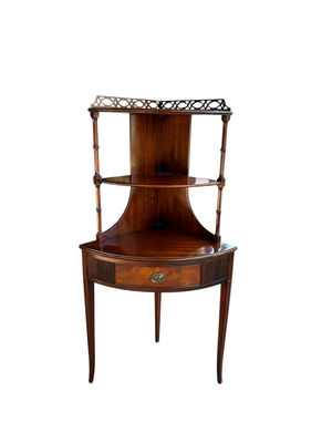 Vintage Brandt Furniture Corner Etagere  - Image 1 of 8