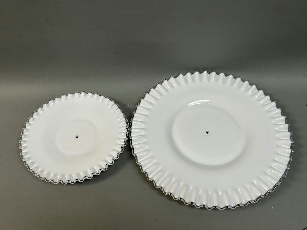 Vintage Milk Glass Silver Crest Ware.  - image 6 of 10